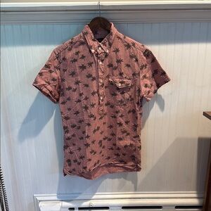 J. Crew Pink Casual Button Down Shirt